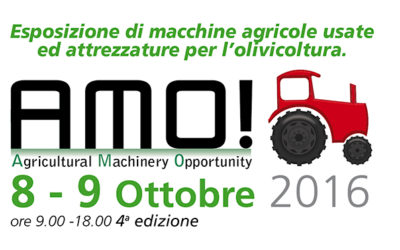 4° edizione AMO! (Agricultural Machinery Opportunity) – 8/9 ottobre 2016
