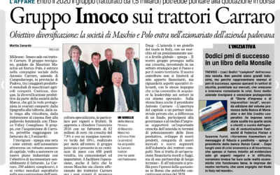 CARRARO : ENTRANO SOCI DEL TERRITORIO