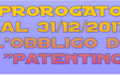 Proroga obbligo del patentino