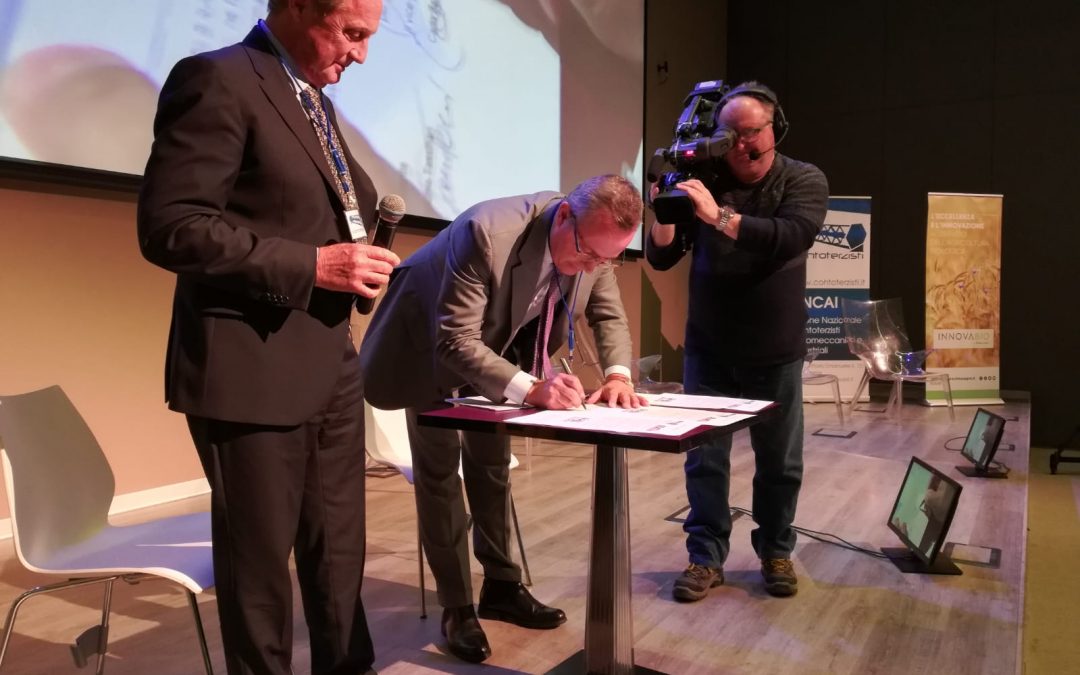 Firmato protocollo d’intesa con le associazioni dei contoterzisti CAI ed UNCAI